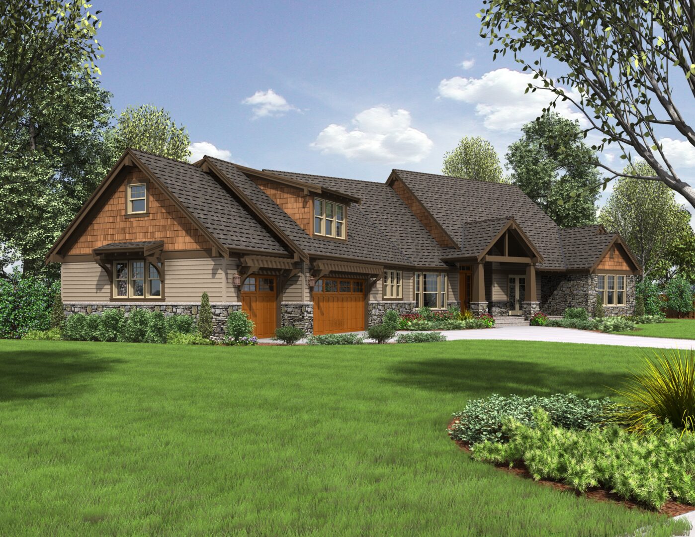Front Rendering For Your Custom Home Front Rendering For Your Custom Home